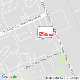 Три Океани на мапі