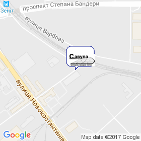 Савула на мапі Савула на мапі