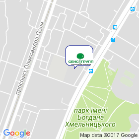 Сенс Групп на мапі