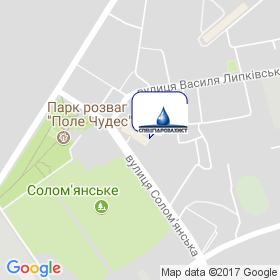 СПЕЦГІДРОЗАХИСТ на мапі СПЕЦГІДРОЗАХИСТ на мапі