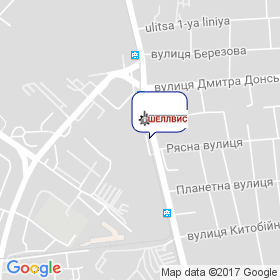 ШЕЛЛВИС на мапі ШЕЛЛВИС на мапі