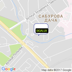 SIGALUX на мапі SIGALUX на мапі