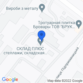 Склад Плюс на мапі Склад Плюс на мапі