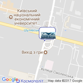 СКМ-БУД на мапі