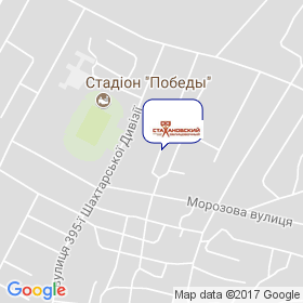 Стахановський цегляний завод на мапі Стахановський цегляний завод на мапі