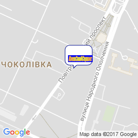 Київснабсервіс на мапі