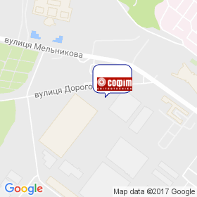 СОФІТ ЛЮКС на мапі