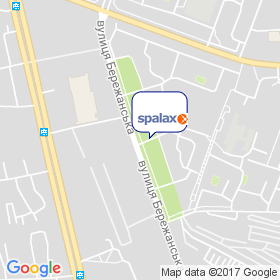 Спалакс на мапі Спалакс на мапі