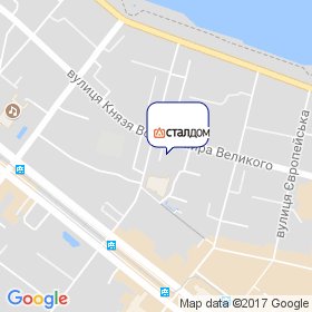 Сталдом на мапі Сталдом на мапі