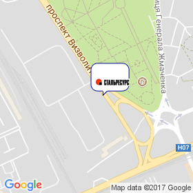 Стальресурс на мапі Стальресурс на мапі