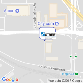 Штрайф Баулогістік Україна на мапі Штрайф Баулогістік Україна на мапі