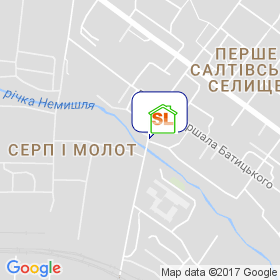 Строй Лес на мапі Строй Лес на мапі