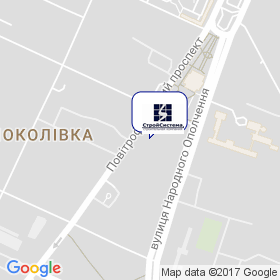 СтройСистема на мапі СтройСистема на мапі