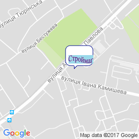 Строймаг на мапі Строймаг на мапі