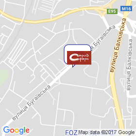 Стройсфера на мапі Стройсфера на мапі