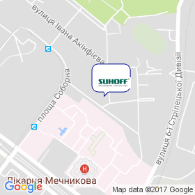 Сухофф на мапі