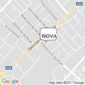 NOVA на мапі NOVA на мапі