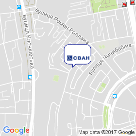 СВАН на мапі СВАН на мапі