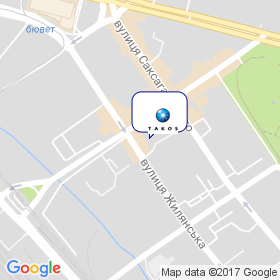 ТАКОС на мапі ТАКОС на мапі