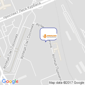 Апельсин ТБК на мапі Апельсин ТБК на мапі