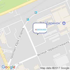 Технотон Енерго на мапі