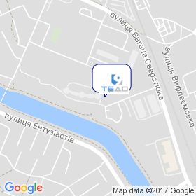 ТЕДО на мапі ТЕДО на мапі