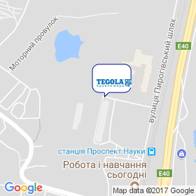 ТЕГОЛА-УКРАЇНА на мапі