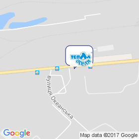 Тепла Оселя на мапі Тепла Оселя на мапі