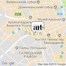 Тепло ART на мапі Тепло ART на мапі
