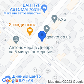 Теплолюкс-Дніпро на мапі