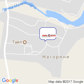 Теплосвіт Захід на мапі Теплосвіт Захід на мапі