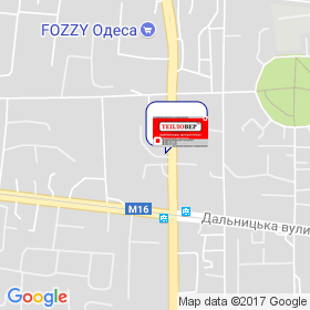 Тепловер ТМ на мапі Тепловер ТМ на мапі