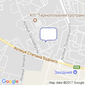 Тердобробуд на мапі Тердобробуд на мапі