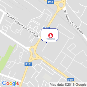 Термолан Україна на мапі Термолан Україна на мапі