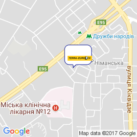 Терра Євролекс на мапі