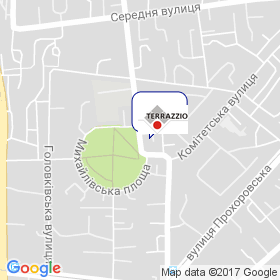 Террацціо на мапі Террацціо на мапі