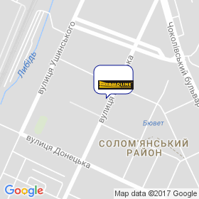 THERMOLINE на мапі THERMOLINE на мапі