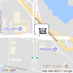 Топаз АПБ на мапі Топаз АПБ на мапі