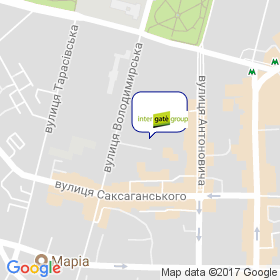 Інтер Гейт Груп на мапі Інтер Гейт Груп на мапі