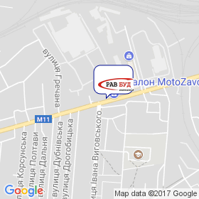 РАВ Буд на мапі РАВ Буд на мапі