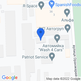 Трінокс на мапі