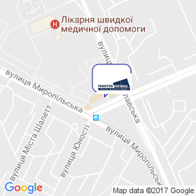 Fenster-Україна на мапі Fenster-Україна на мапі