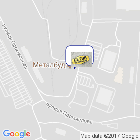 Бетон Сервіс на мапі Бетон Сервіс на мапі