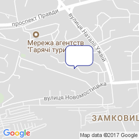 Чайка на мапі Чайка на мапі