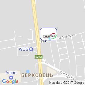 УКРІНСТАЛ на мапі