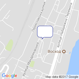 Укрпромізол на мапі Укрпромізол на мапі