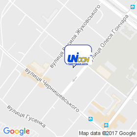 Юнікон на мапі Юнікон на мапі