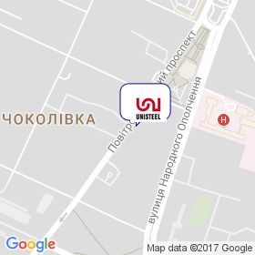 Юністіл на мапі Юністіл на мапі