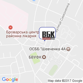 ВБК Комплексгруп на мапі ВБК Комплексгруп на мапі