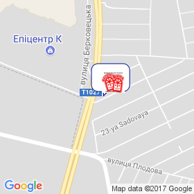 Веселi вiкна ТМ на мапі Веселi вiкна ТМ на мапі